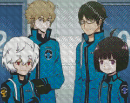 World Trigger Characters Diamond Painting