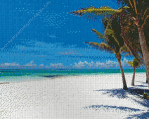 Akumal Beach Mexico Diamond Painting