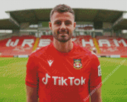 Anthony Forde Wrexham AFC Player Diamond Painting