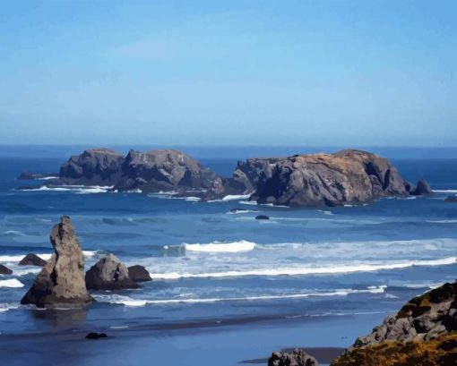 Bandon Beach State Park Diamond Painting