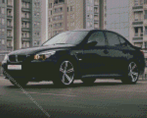 Black BMW E60 M5 Diamond Painting