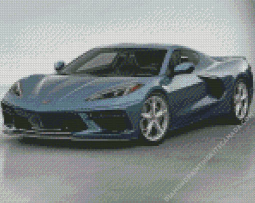 Black Chevy Corvette Stingray Diamond Painting