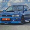 Blue Subaru Impreza Diamond Painting