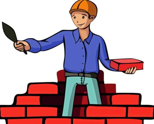 Brick Builder Man Diamond Painting