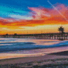 Capistrano Beach Sunset Diamond Painting