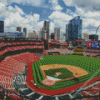 Cardinals Busch Stadium Diamond Painting