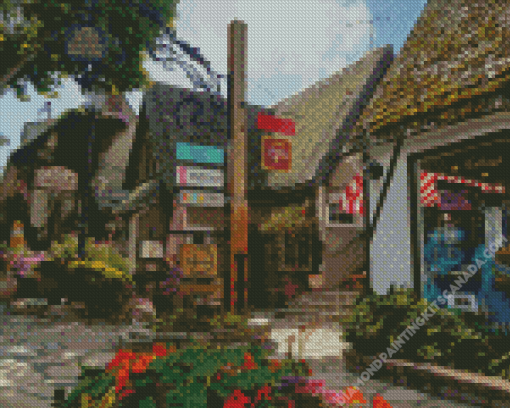 Carmel By The Sea Village Diamond Painting