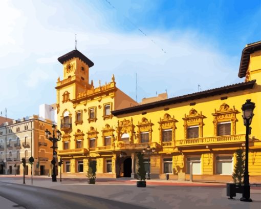 Castellon de La Plana Buildings Diamond Painting