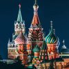 Cathedral Saint Basils In Moscow Diamond Painting