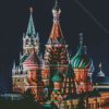 Cathedral Saint Basils In Moscow Diamond Painting