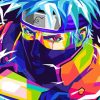 Colorful Kakashi Naruto Pop Art Diamond Painting