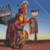 Colorful Navajo Man Diamond Painting