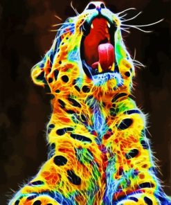 Colorful Big Cat Diamond Painting