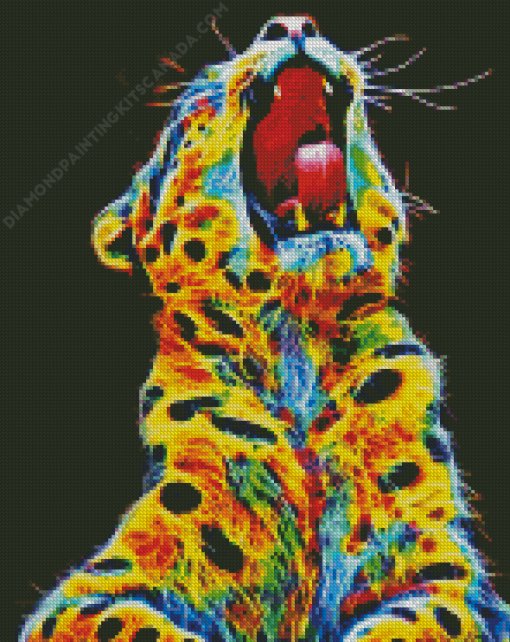 Colorful Big Cat Diamond Painting