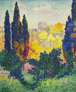 Cypresses At Cagnes By Henri Cross Diamond Painting