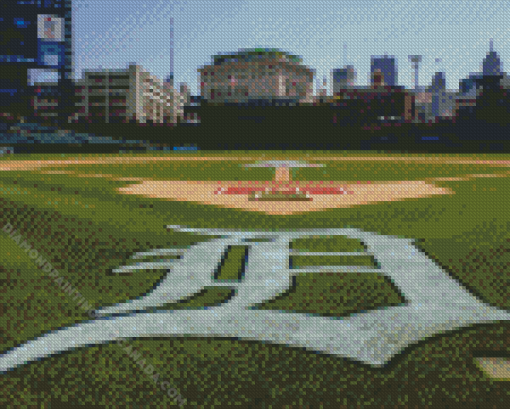 Detroit Comerica Park Diamond Painting