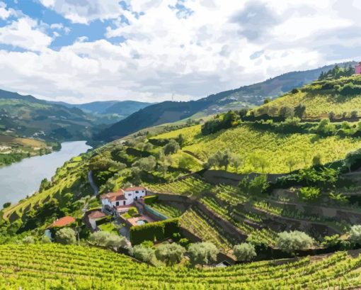 Douro Valley Portugal Diamond Painting