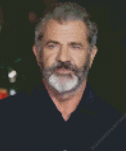 Elegant Mel Gibson Diamond Painting