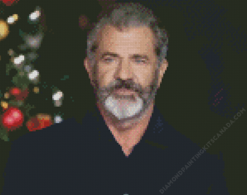 Elegant Mel Gibson Diamond Painting