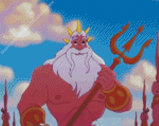 Father King Triton Disney Diamond Painting