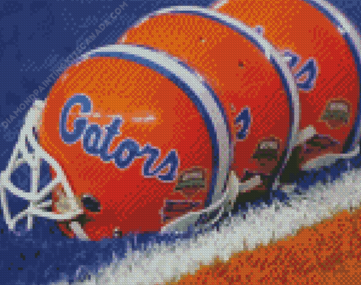 Florida Gators Helmet Diamond Painting