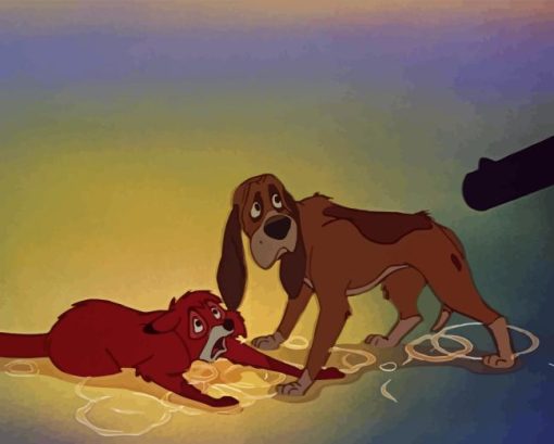 Fox And The Hound Disney Diamond Painting