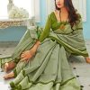 Green Indian Saree Diamond Painting