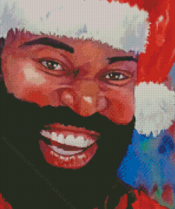 Happy Black Santa Art Diamond Painting