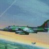 Harrier Military Plane Diamond Painting