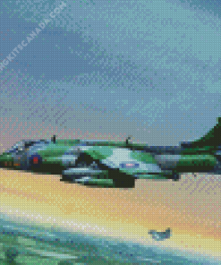 Harrier Military Plane Diamond Painting