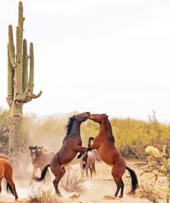 Horses in Arizona Diamond Painting