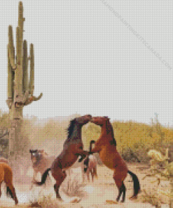 Horses in Arizona Diamond Painting