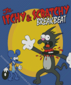 Itchy and Scratchy Animation Diamond Painting