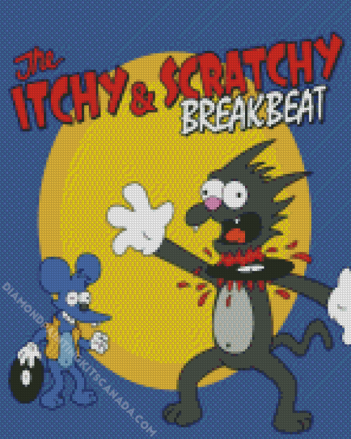 Itchy and Scratchy Animation Diamond Painting