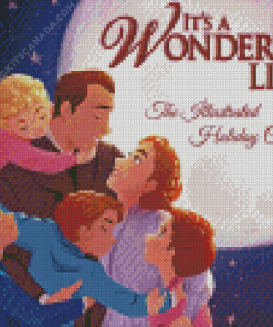 Its A Wonderful Life Poster Animation Diamond Painting