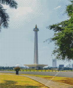 Jakarta Tower Diamond Painting