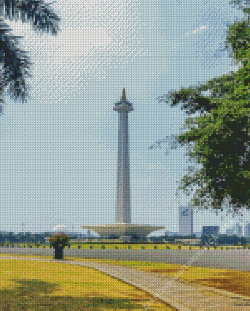 Jakarta Tower Diamond Painting