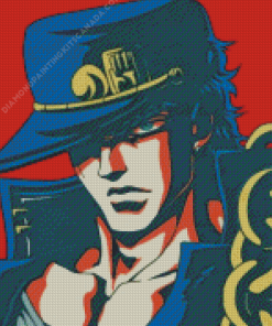 Jotaro Kujo Jojo Adventure Diamond Painting