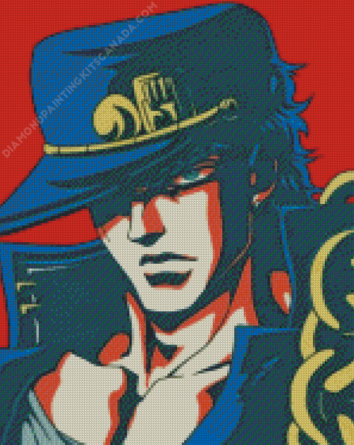 Jotaro Kujo Jojo Adventure Diamond Painting