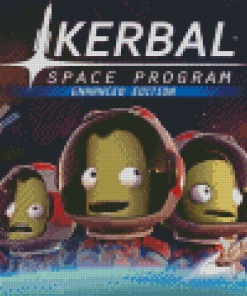 Kerbal Space Program Poster Diamond Painting