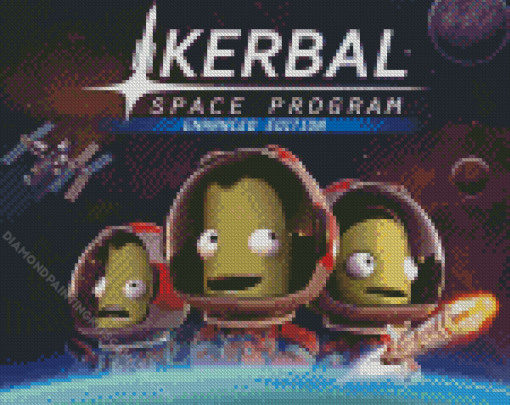 Kerbal Space Program Poster Diamond Painting