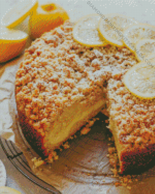 Lemon Cream Cheese Coffee Cake Diamond Painting