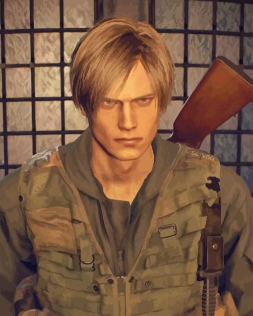 Leon S Kennedy Diamond Painting