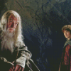 Lord of The Rings Gandalf and Frodo Diamond Painting