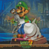 Luigis Mansion Video Game Diamond Painting