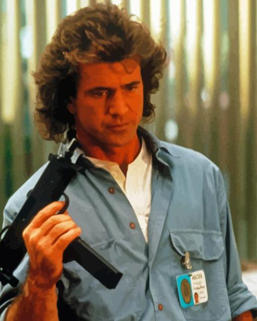 Mel Gibson in Lethal Weapon Diamond Painting