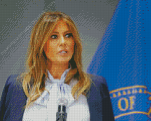 Melania Trump US Former First Lady Diamond Painting