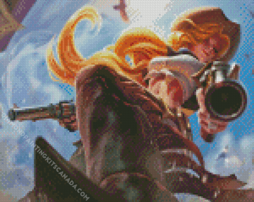 Miss Fortune Blonde Diamond Painting