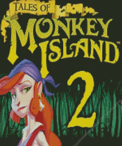 Monkey Island Poster Diamond Painting