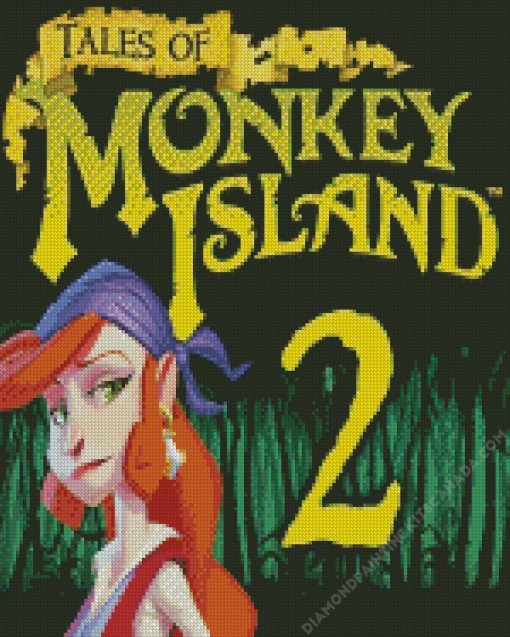 Monkey Island Poster Diamond Painting